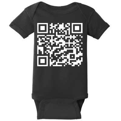 Funny Qr President Trump 45 47 Trump Dancing Code Baby Bodysuit