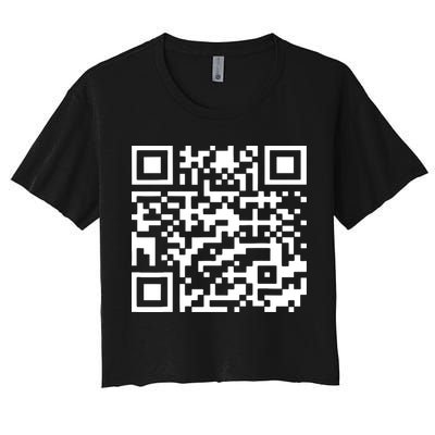 Funny Qr President Trump 45 47 Trump Dancing Code Crop Top
