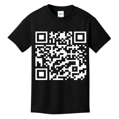 Funny Qr President Trump 45 47 Trump Dancing Code Kids T-Shirt