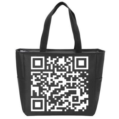 Funny Qr President Trump 45 47 Trump Dancing Code Zip Tote Bag