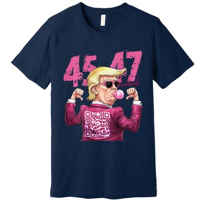 Funny Qr President Trump 4547trump Dancing Code Premium T-Shirt