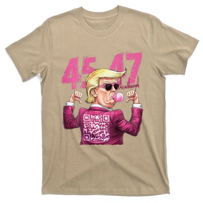 Funny Qr President Trump 4547trump Dancing Code T-Shirt