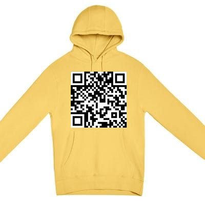 Funny Qr President Trump 4547 Trump Dancing Code Premium Pullover Hoodie