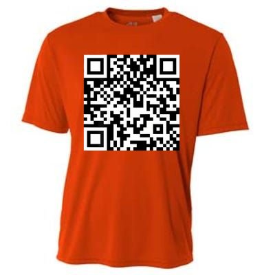 Funny Qr President Trump 4547 Trump Dancing Code Cooling Performance Crew T-Shirt