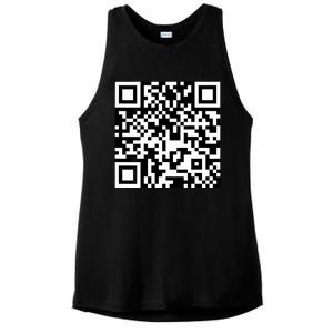 Funny Qr President Trump 4547 Trump Dancing Code Ladies PosiCharge Tri-Blend Wicking Tank