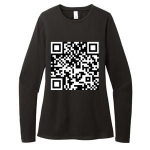 Funny Qr President Trump 4547 Trump Dancing Code Womens CVC Long Sleeve Shirt