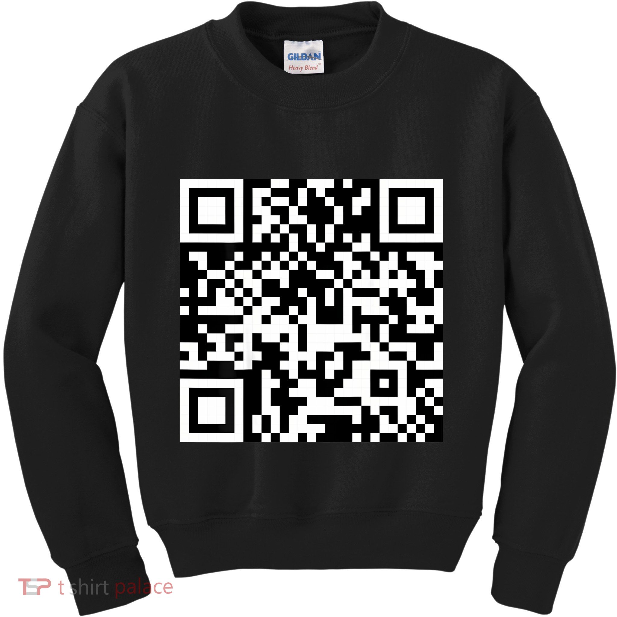 Funny Qr President Trump 4547 Trump Dancing Code Kids Sweatshirt