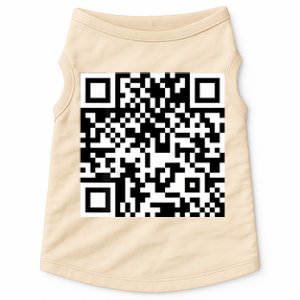 Funny Qr President Trump 4547 Trump Dancing Code Doggie Tank