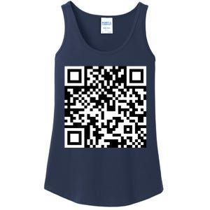 Funny Qr President Trump 4547 Trump Dancing Code Ladies Essential Tank