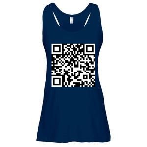 Funny Qr President Trump 4547 Trump Dancing Code Ladies Essential Flowy Tank