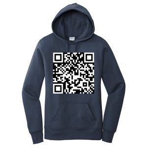 Funny Qr President Trump 4547 Trump Dancing Code Women's Pullover Hoodie