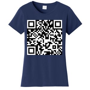 Funny Qr President Trump 4547 Trump Dancing Code Women's T-Shirt