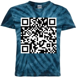 Funny Qr President Trump 4547 Trump Dancing Code Kids Tie-Dye T-Shirt