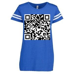 Funny Qr President Trump 4547 Trump Dancing Code Enza Ladies Jersey Football T-Shirt