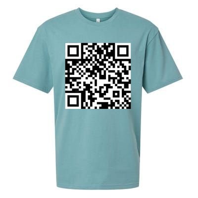 Funny Qr President Trump 4547 Trump Dancing Code Sueded Cloud Jersey T-Shirt