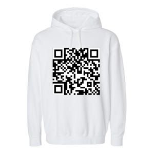 Funny Qr President Trump 4547 Trump Dancing Code Garment-Dyed Fleece Hoodie