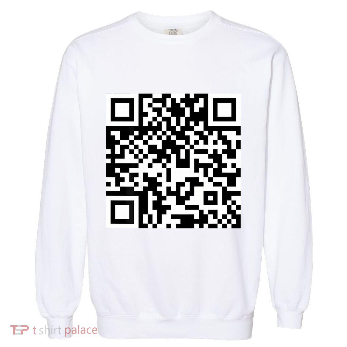 Funny Qr President Trump 4547 Trump Dancing Code Garment-Dyed Sweatshirt