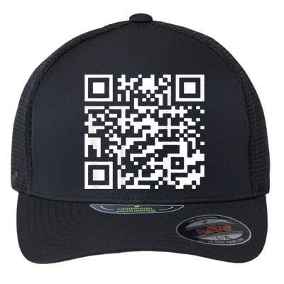 Funny Qr President Trump 45 47 Trump Dancing Code Flexfit Unipanel Trucker Cap