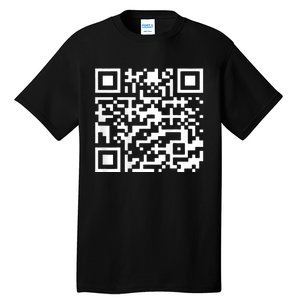 Funny Qr President Trump 45 47 Trump Dancing Code Tall T-Shirt