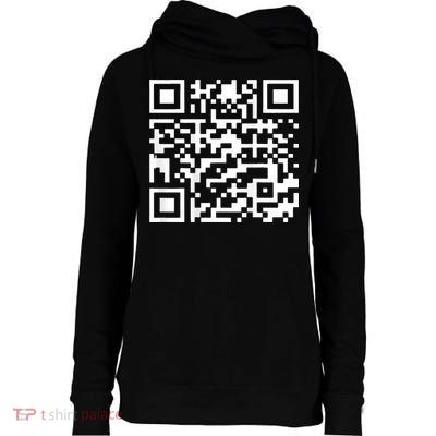 Funny Qr President Trump 45 47 Trump Dancing Code Womens Funnel Neck Pullover Hood