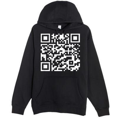 Funny Qr President Trump 45 47 Trump Dancing Code Premium Pullover Hoodie