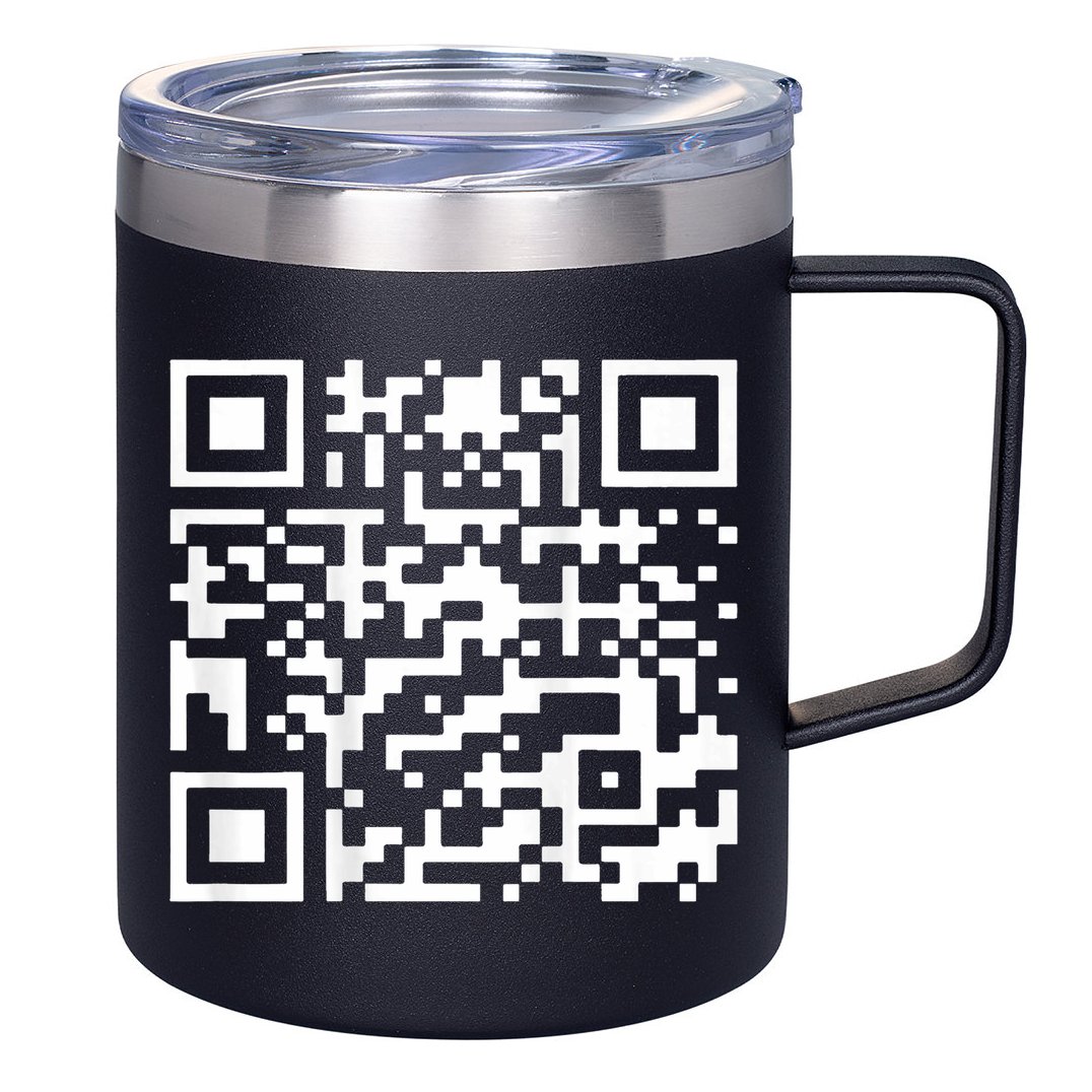Funny Qr President Trump 45 47 Trump Dancing Code 12oz Stainless Steel Coffee Mug