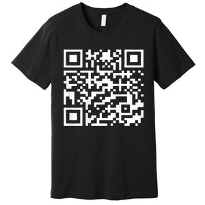 Funny Qr President Trump 45 47 Trump Dancing Code Premium T-Shirt