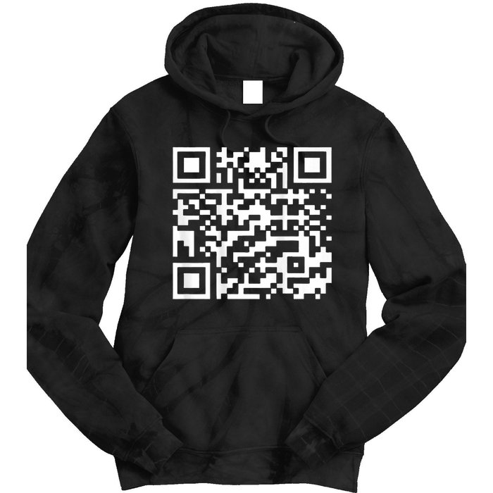 Funny Qr President Trump 45 47 Trump Dancing Code Tie Dye Hoodie