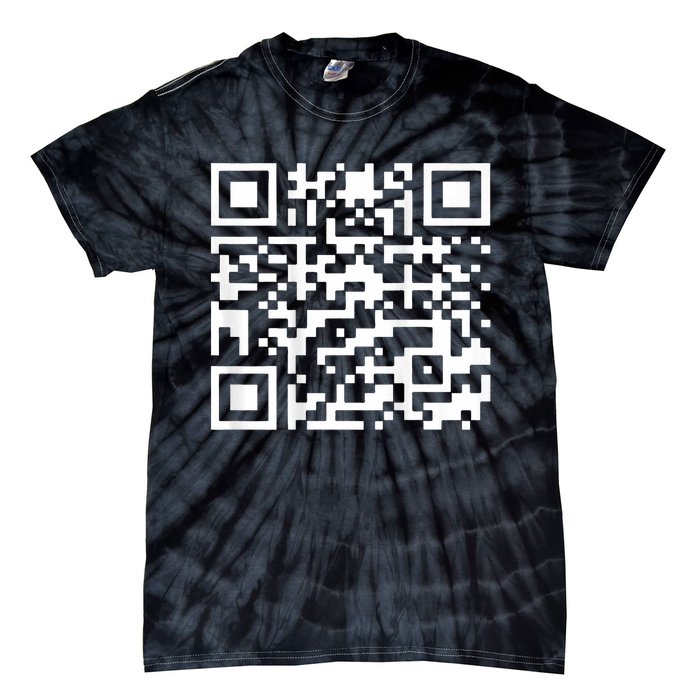 Funny Qr President Trump 45 47 Trump Dancing Code Tie-Dye T-Shirt