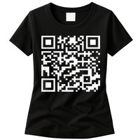 Funny Qr President Trump 45 47 Trump Dancing Code Womens T-Shirt