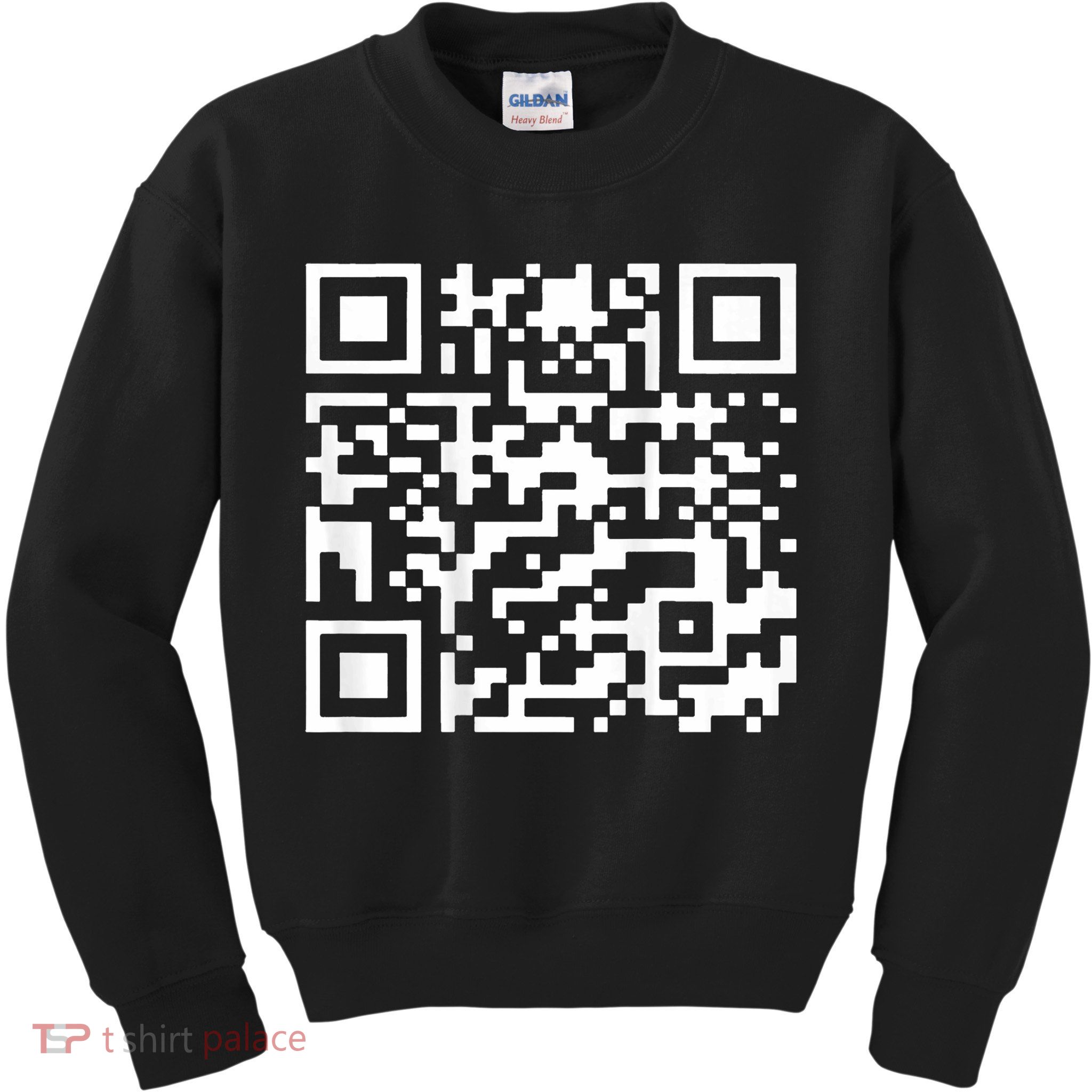 Funny Qr President Trump 45 47 Trump Dancing Code Kids Sweatshirt