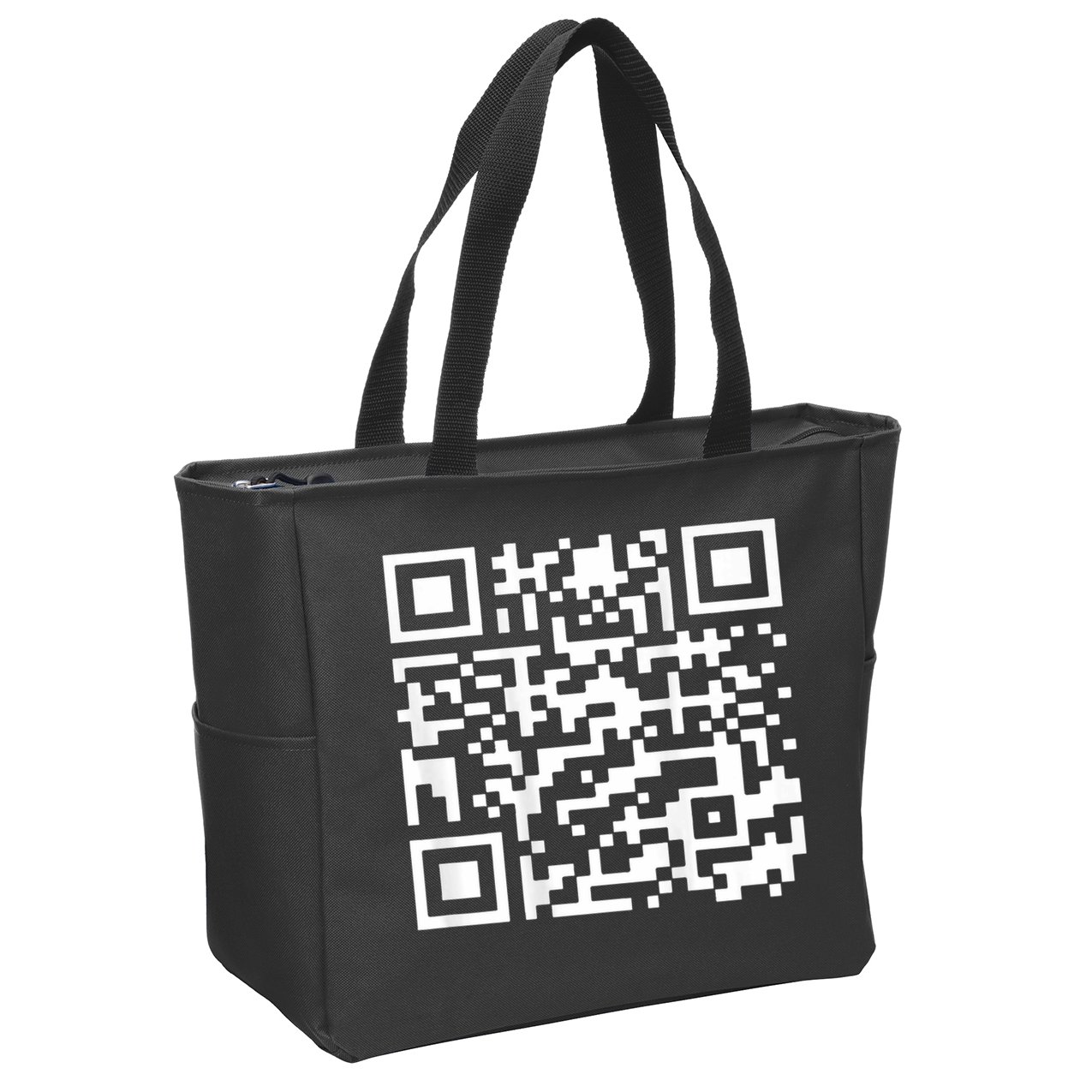 Funny Qr President Trump 45 47 Trump Dancing Code Zip Tote Bag