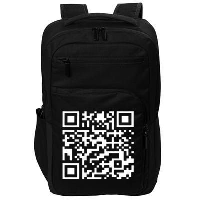 Funny Qr President Trump 4547 Trump Dancing Code (Back) Impact Tech Backpack