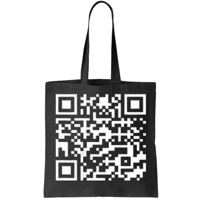 Funny Qr President Trump 4547 Trump Dancing Code (Back) Tote Bag