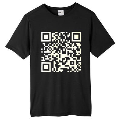 Funny Qr President Trump 4547 Dancing Dance Moves Maga Tall Fusion ChromaSoft Performance T-Shirt