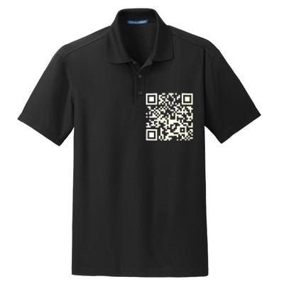 Funny Qr President Trump 4547 Dancing Dance Moves Maga Dry Zone Grid Polo