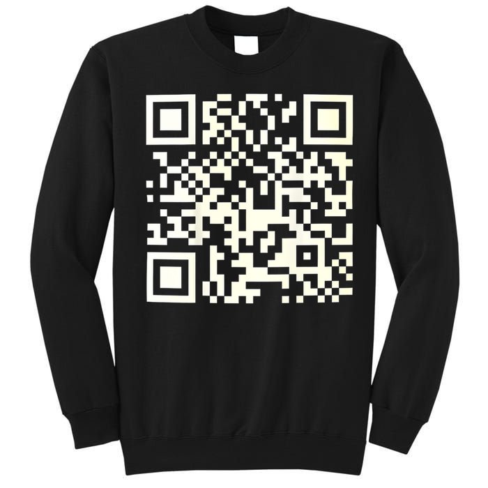 Funny Qr President Trump 4547 Dancing Dance Moves Maga Tall Sweatshirt