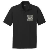 Funny Qr President Trump 4547 Dancing Dance Moves Maga PosiCharge RacerMesh Polo