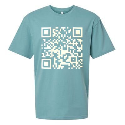 Funny Qr President Trump 4547 Dancing Dance Moves Maga Sueded Cloud Jersey T-Shirt