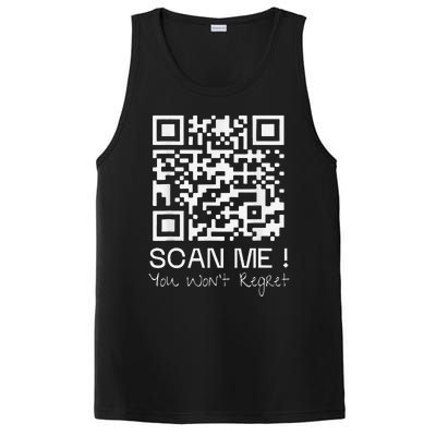 Funny Qr President Trump 4547 Dancing Dance Moves Maga Code PosiCharge Competitor Tank