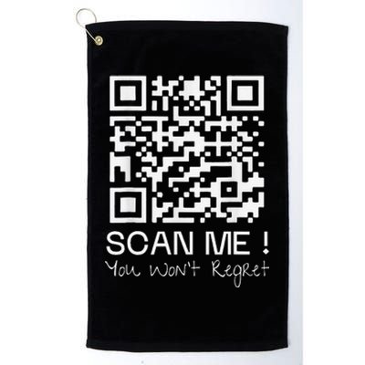 Funny Qr President Trump 4547 Dancing Dance Moves Maga Code Platinum Collection Golf Towel