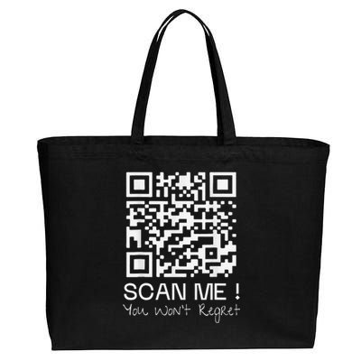 Funny Qr President Trump 4547 Dancing Dance Moves Maga Code Cotton Canvas Jumbo Tote