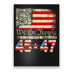 Funny Qr President Trump 4547 Trump Dancing Code Poster