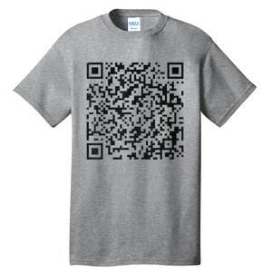 Funny Qr President Trump 45/47 Trump Dancing Code Tall T-Shirt