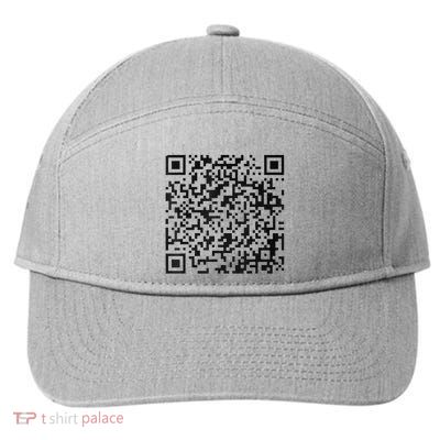 Funny Qr President Trump 45/47 Trump Dancing Code 7-Panel Snapback Hat