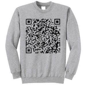 Funny Qr President Trump 45/47 Trump Dancing Code Tall Sweatshirt