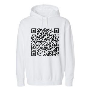 Funny Qr President Trump 45/47 Trump Dancing Code Garment-Dyed Fleece Hoodie