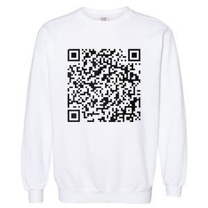 Funny Qr President Trump 45/47 Trump Dancing Code Garment-Dyed Sweatshirt