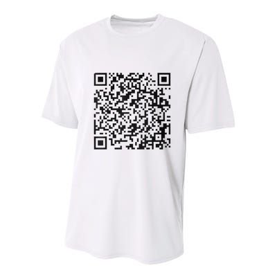 Funny Qr President Trump 45/47 Trump Dancing Code Youth Performance Sprint T-Shirt