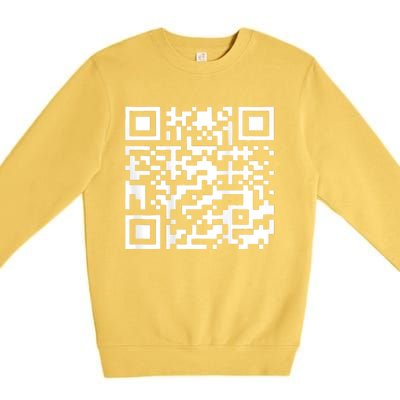 Funny Qr President Trump 45/47 Usa Trump Dancing Code Premium Crewneck Sweatshirt